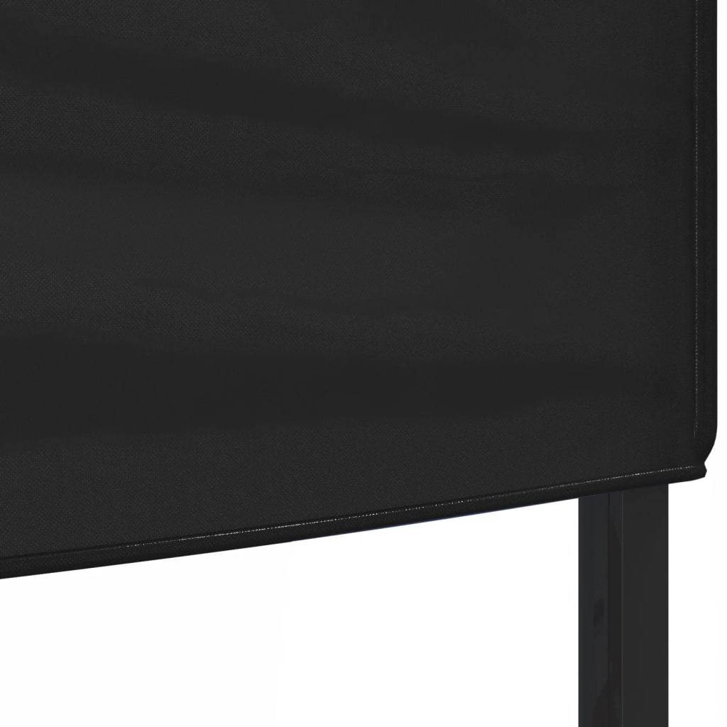 Tonnelle Pliante Acier Toile Anti-UV Abri Rapide pour Jardin Événementiel Noir 3x3 m – ComfortXL Outdoor Living - Image 4
