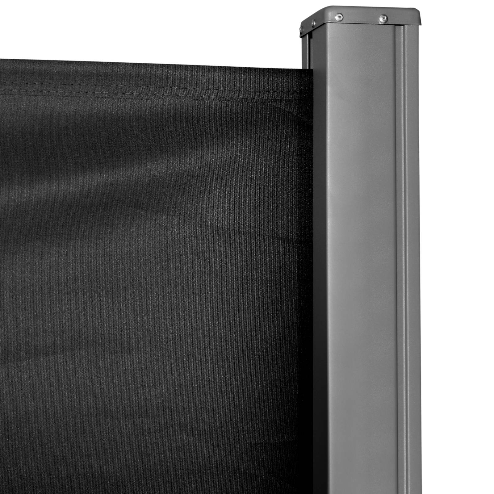 Store latéral rétractable métal polyester noir 300 x 0.01 x 160 cm - PANGIVO - Image 10