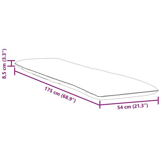 Vidaxl - Transat pliant rose 175 x 54 x 8,5 cm tissu Oxford vidaXL 4019766 - Image 3