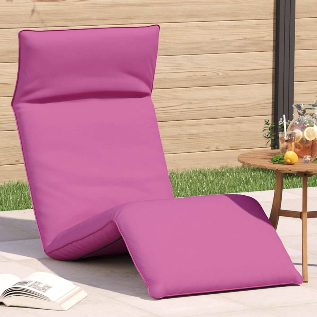 Vidaxl - Transat pliant rose 175 x 54 x 8,5 cm tissu Oxford vidaXL 4019766