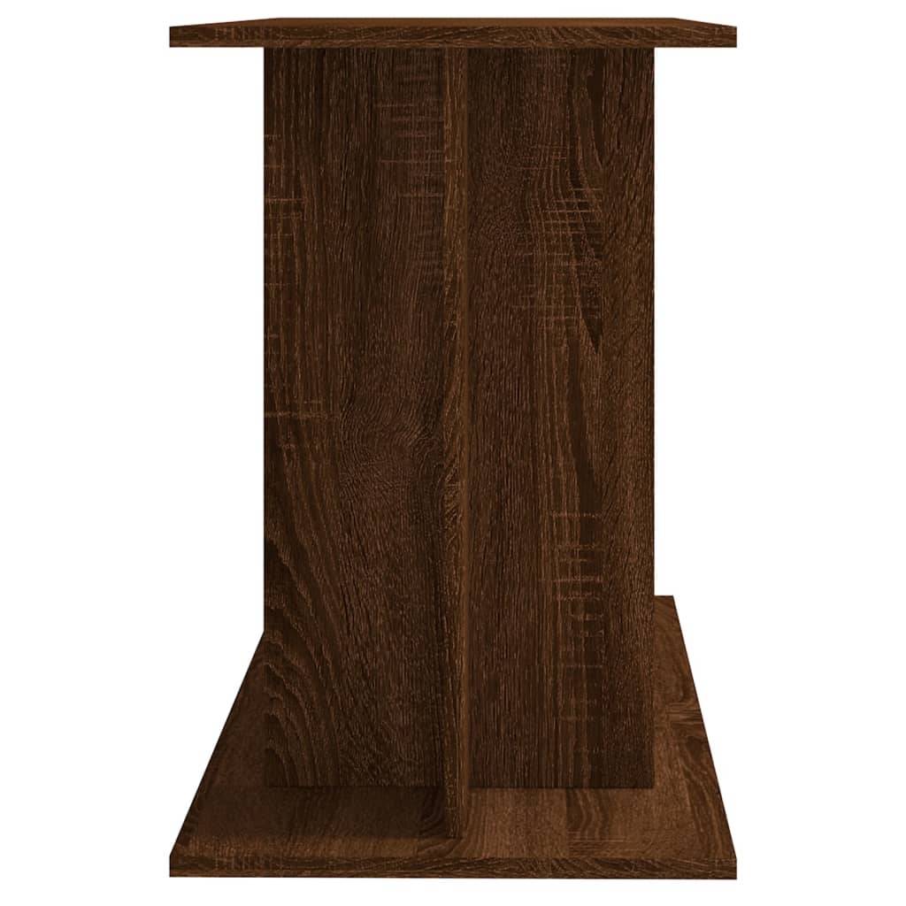 Meuble pour Aquarium Bois d'Ingénierie pour Salon avec Rangement 100x40x60 cm Chêne Marron - ComfortXL Outdoor Living - Image 5