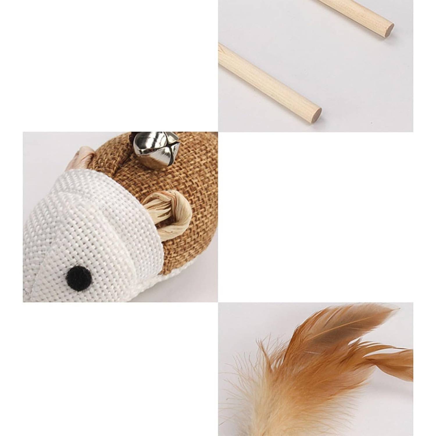 Canne à Plume Interactive pour Chat - Anti-Ennui  DtopbuyAge - Image 3