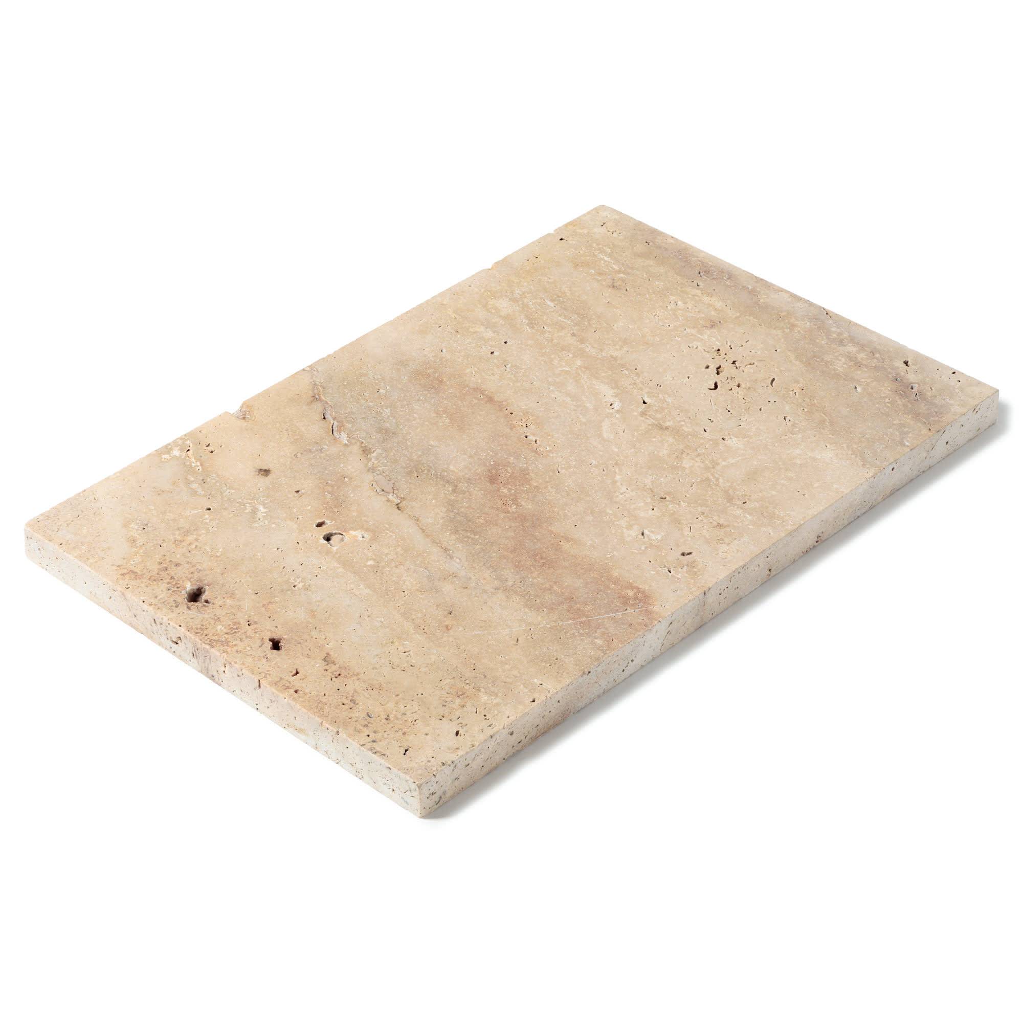 RO'MA Nature - Pas japonais Rectangle Travertin Beige Nuancé 61x40,6x3 cm (à l'unité) - RO'MA NATURE - Image 3