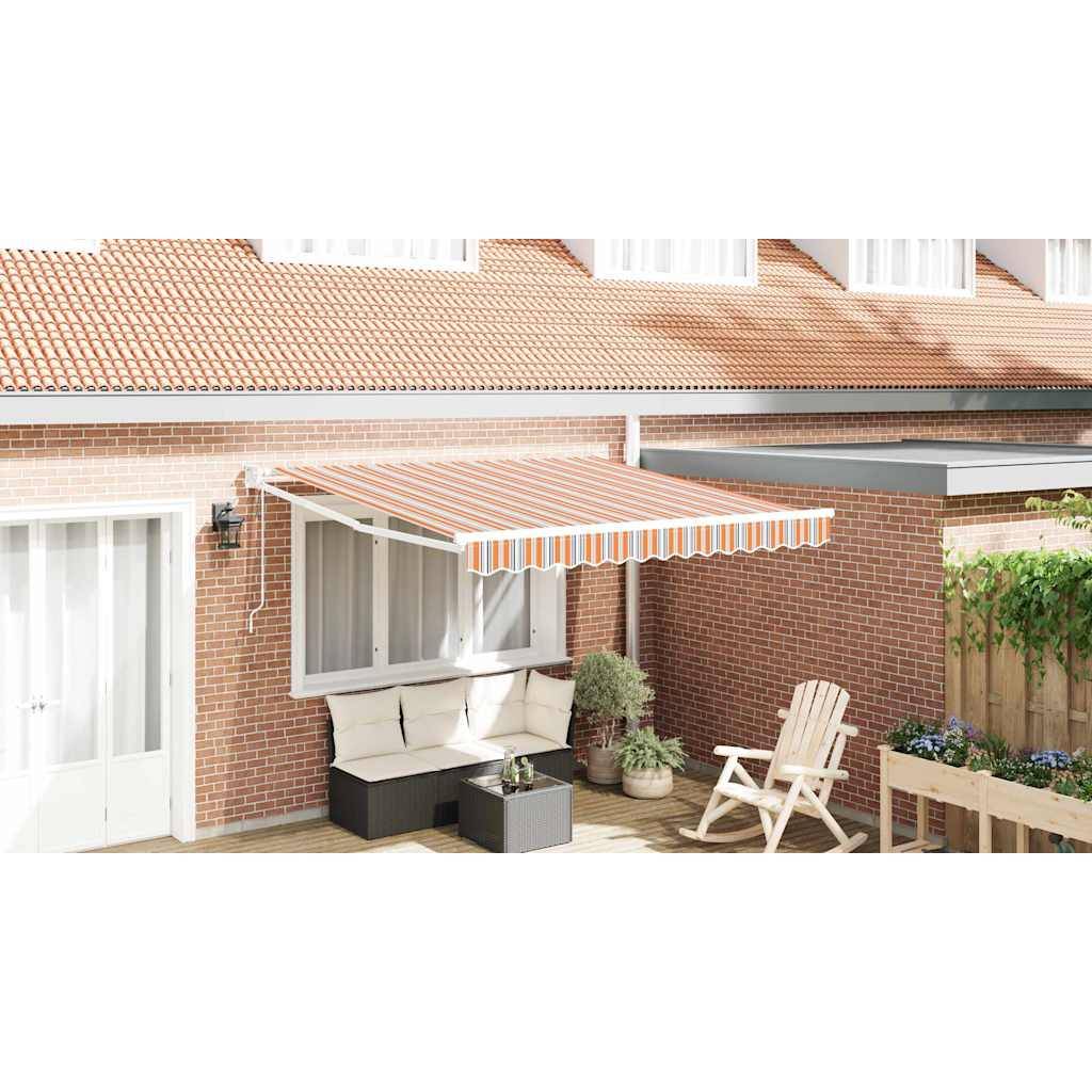 PANGIVO - Auvent rétractable multicolore polyester et aluminium 350 x 250 cm, 3330294 - PANGIVO - Image 1