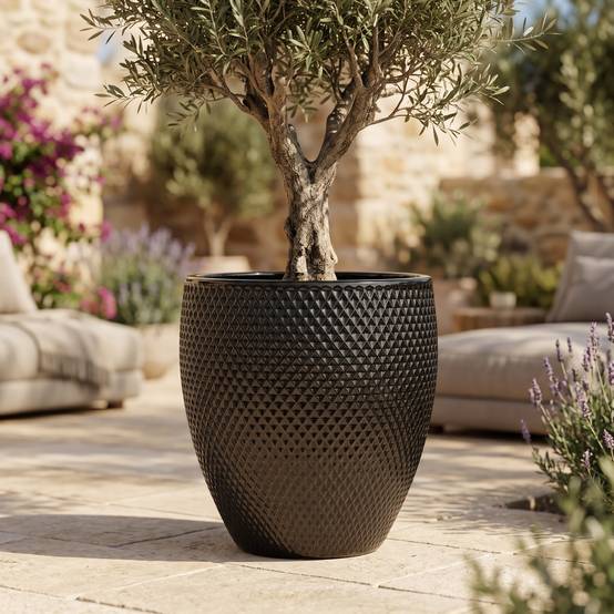 Pot SIGNAC 48x52cm noir - Image 2