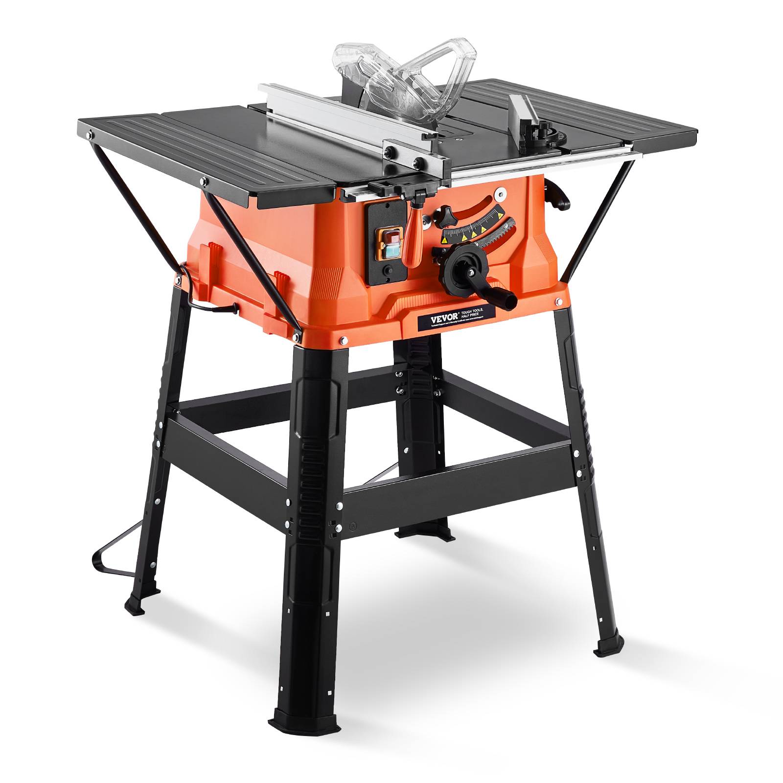 Vevor - VEVOR Scie circulaire sur table 254 mm avec support compacte portable 1800W, capacité max 200 mm. - Image 1