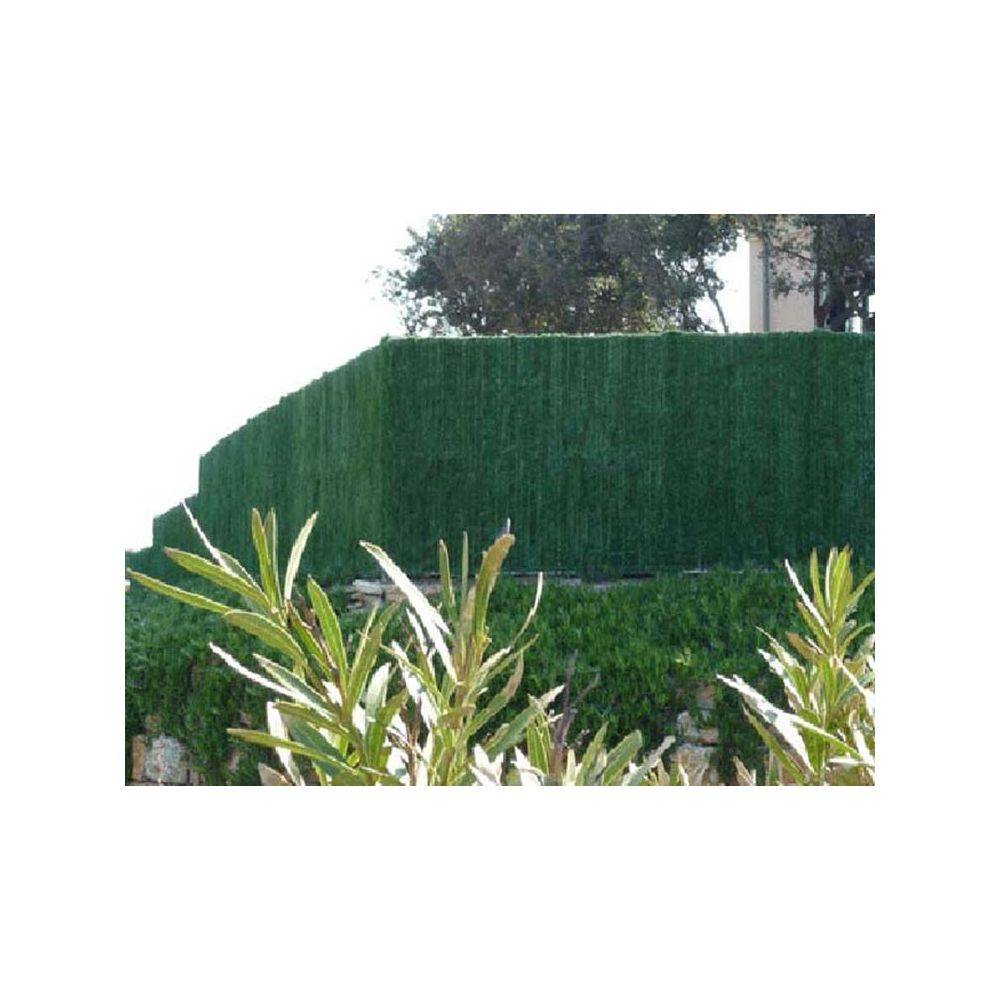 Haie artificielle 126 brins vert thuyas en rouleau Supra (Lot de 10) 2 x 3 m - Image 2