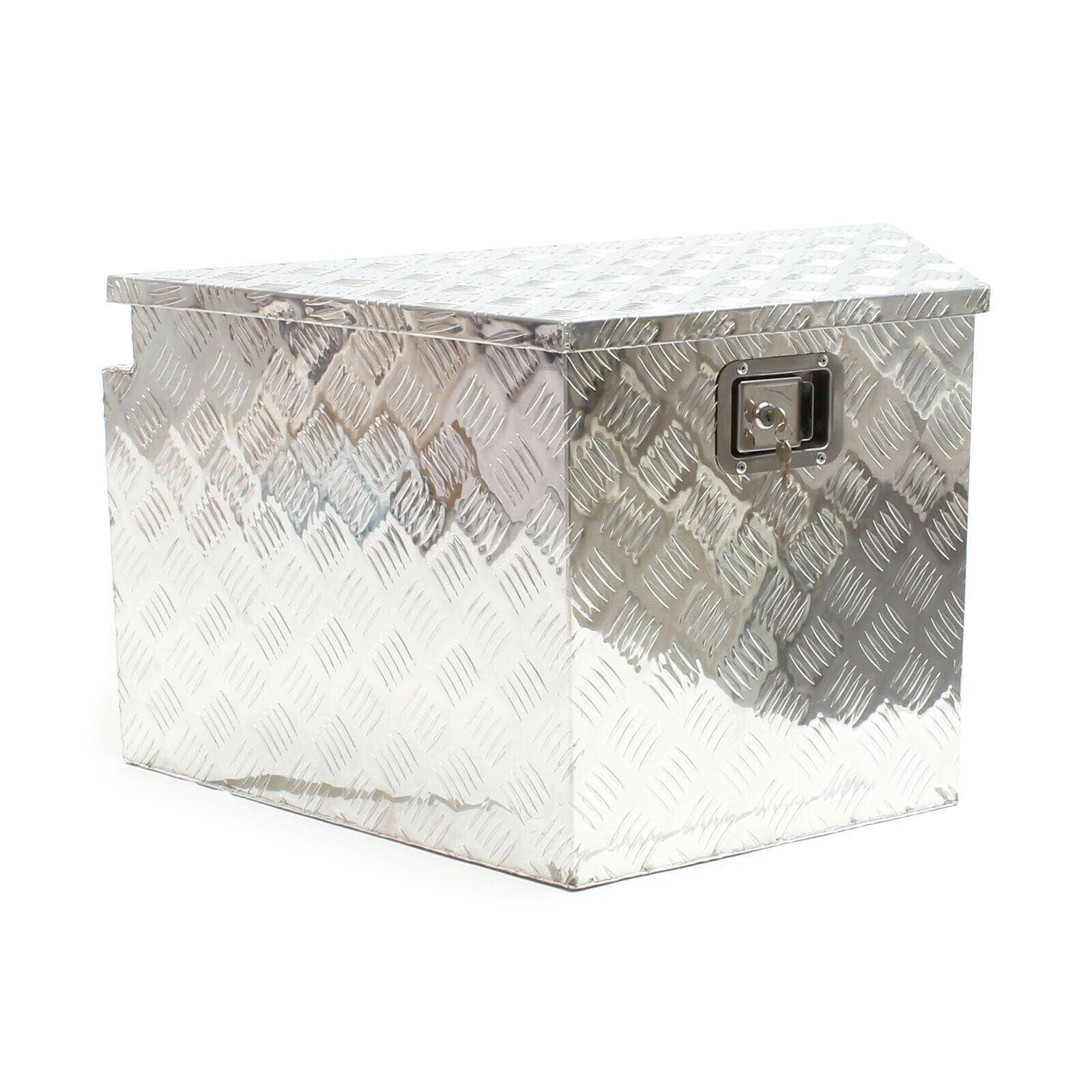 Helloshop26 - Boîte de rangement aluminium serrure caisse à outils malle de transport coffre - Image 1
