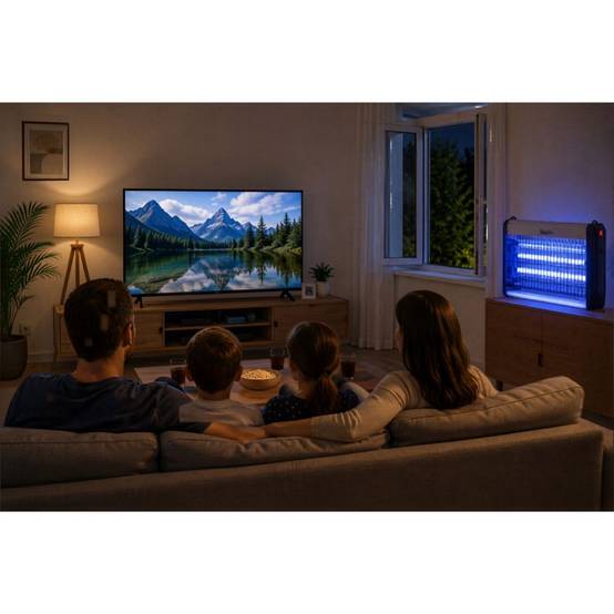 Lampe Anti Moustique Intérieur Extérieur 2500V Technologie LED 14W Surface 120m² Elimine Mouches Moucherons & Insectes volants - Image 7