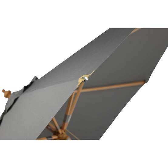 Parasol Inclinable en Bois "Nypo" 330cm Gris - Image 5