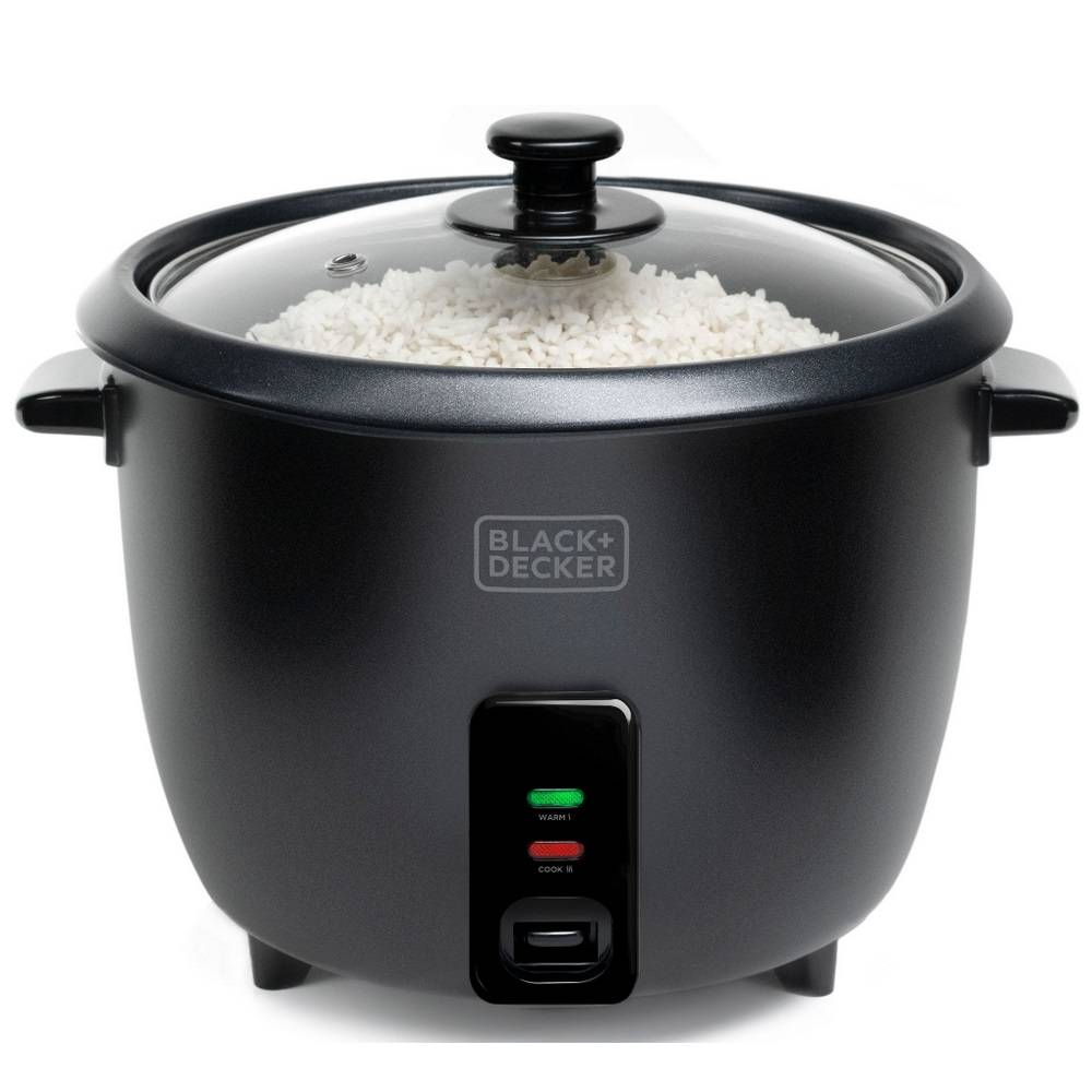 Cuiseur à riz 1.8l 700w avec panier vapeur noir BXRC1800E Black+decker - Image 3