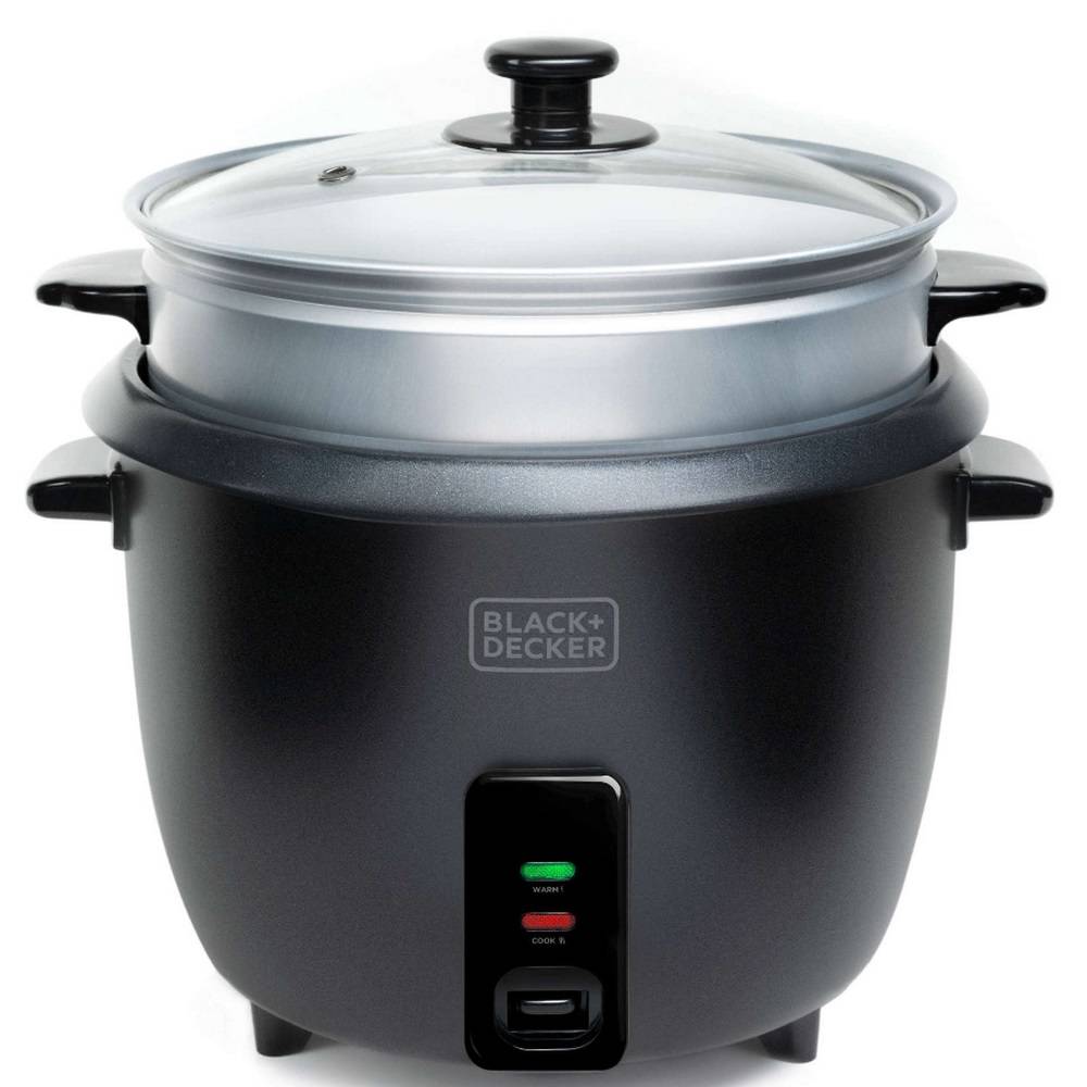 Cuiseur à riz 1.8l 700w avec panier vapeur noir BXRC1800E Black+decker - Image 2