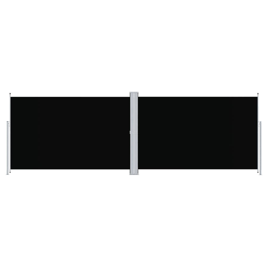 Store Banne - Auvent latéral rétractable Noir 200x600 cm - MEUBLE PRO-JU4933 - Image 1