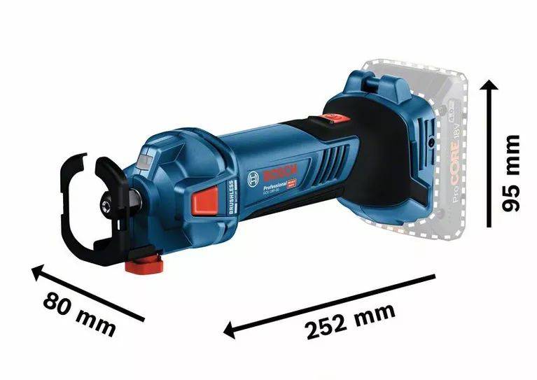 Bosch - Affleureuse 18V GCU 18V-30 (Sans batterie ni chargeur) en coffret L-BOXX - BOSCH - 06019K8002 - Image 3
