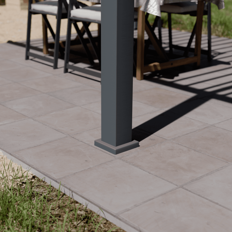 Ombrea - Pergola bioclimatique Ombréa autoportante 3x6M - Anthracite - ELMO Ombréa - Image 6