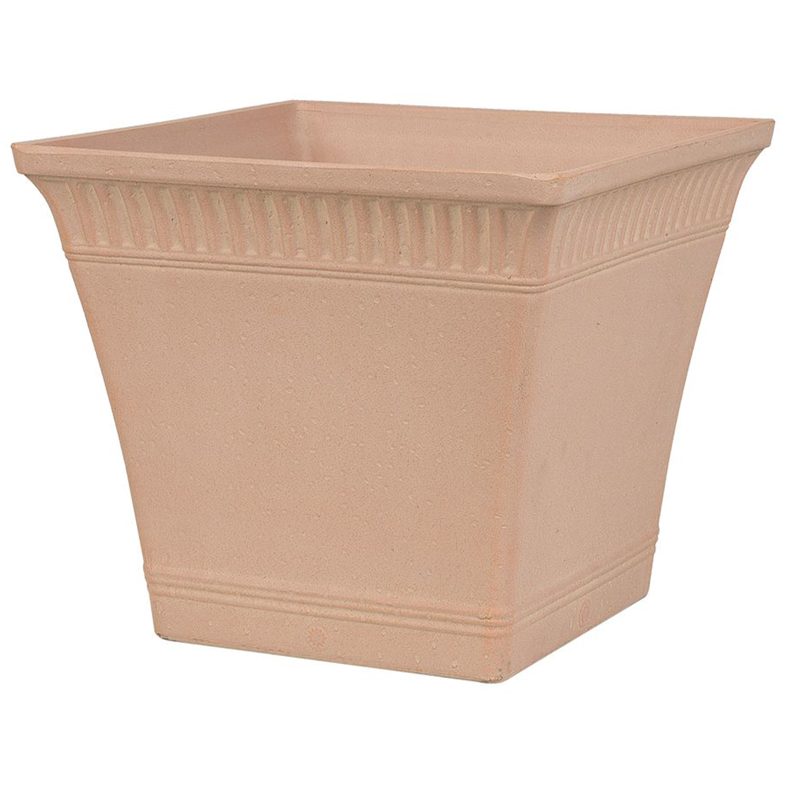 Beliani - Cache-Pots Roses en Pierre et Polyrésine 41 x 41 x 36 cm Pot de Fleurs de Style Ancien pour Extérieur et Intérieur - Image 5