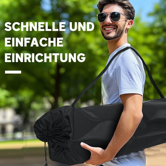 Chaise de camping pliante 2 places métal Oxford porte-gobelets charge 250kg verte - ComfortXL Outdoor Living - Image 8