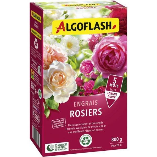 Engrais rosiers - ALGOFLASH - 800 g - UAB - Gamm vert