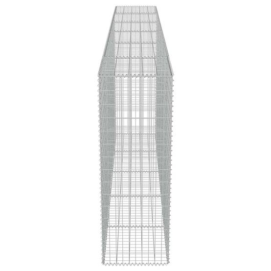 PANGIVO - Mur en gabion avec couvercles Acier galvanisé Argenté 300 x 50 x 150 cm - PANGIVO - Image 6