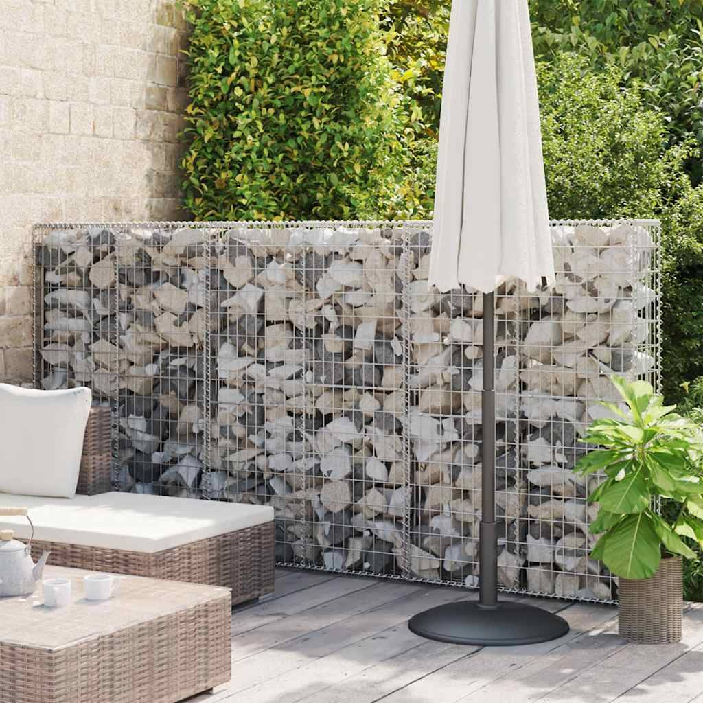 PANGIVO - Mur en gabion avec couvercles Acier galvanisé Argenté 300 x 50 x 150 cm - PANGIVO - Image 1