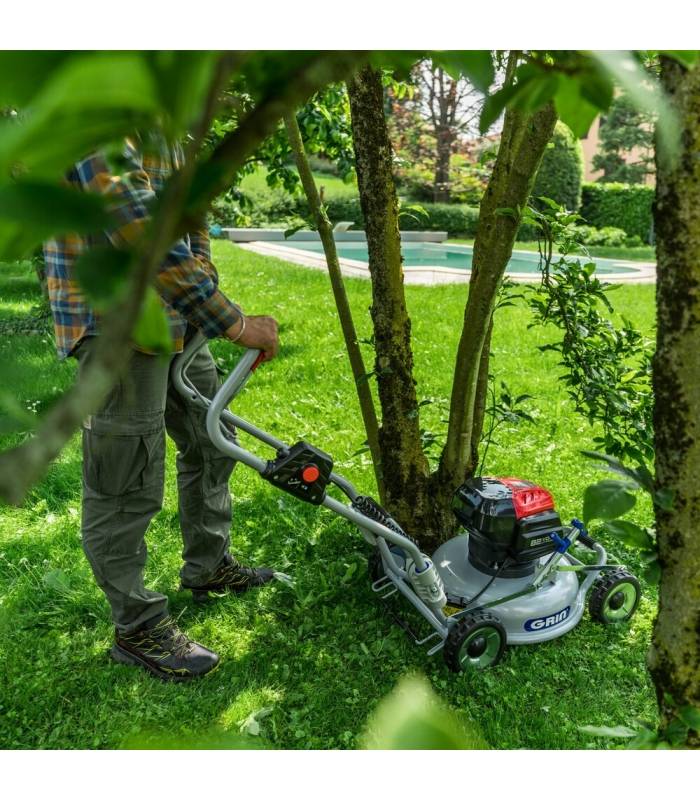 Grin - Tondeuse à gazon sans fil 82V professionnelle, 1000m² d'autonomie, mulching - GRIN BM46-82V - Image 6