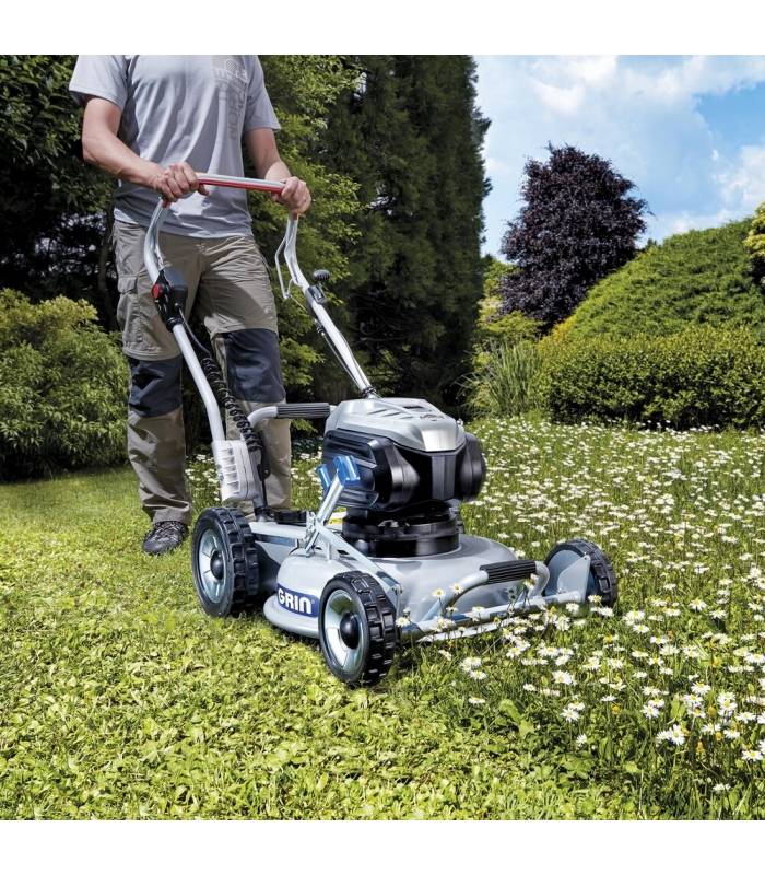 Grin - Tondeuse à gazon sans fil 82V professionnelle, 1000m² d'autonomie, mulching - GRIN BM46-82V - Image 7