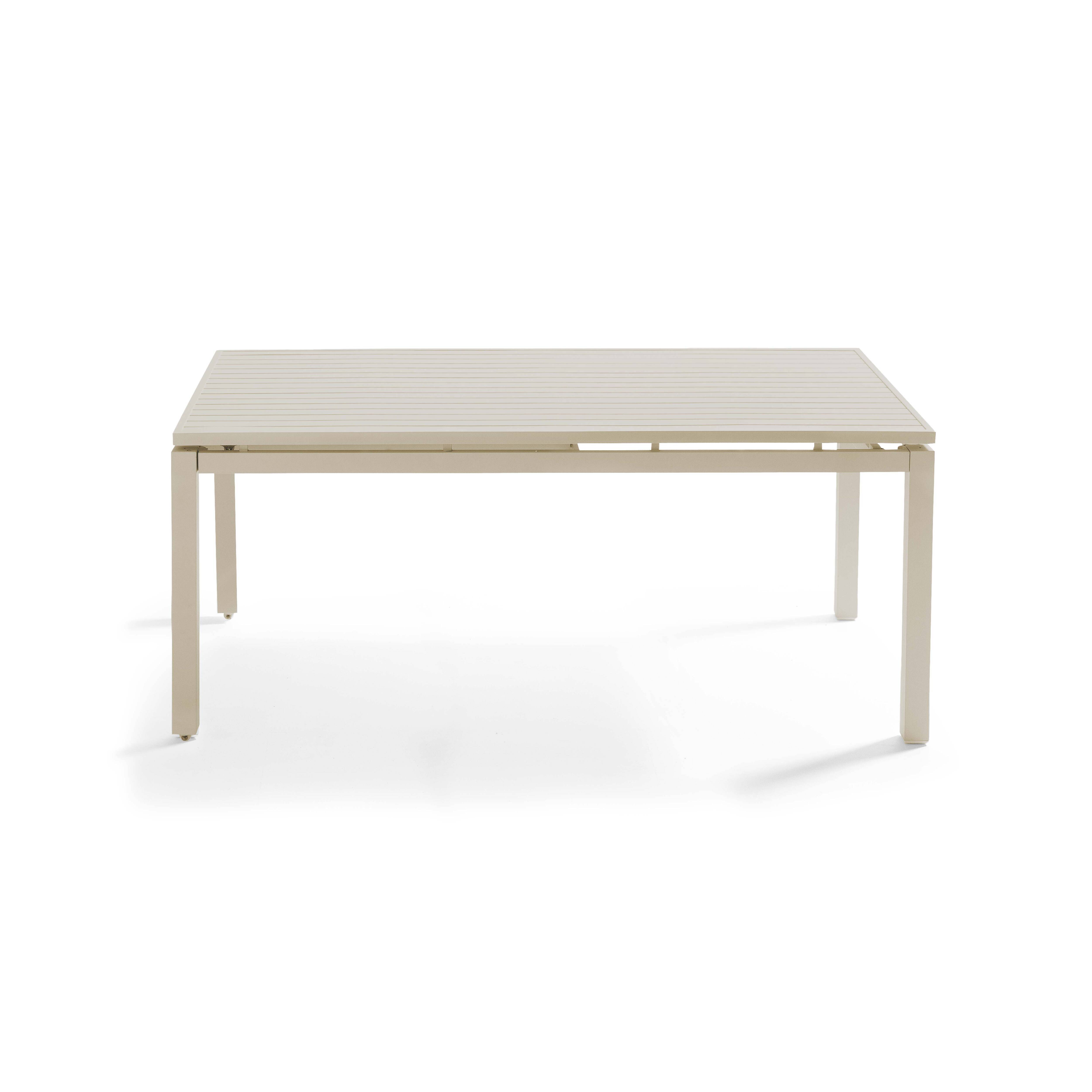 Oviala - Table de jardin extensible en aluminium 8 à 10 places crème Galilée - Oviala - Image 4