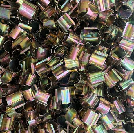 Lot de 15 - Clips de fixation en acier nickelé - Diamètre 32 - Image 3