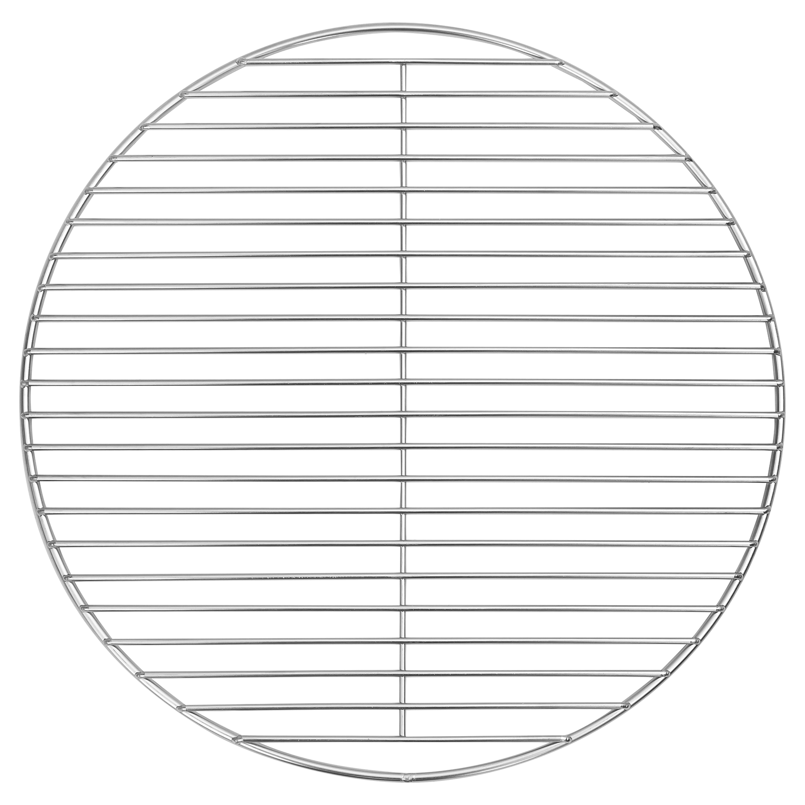 CLP - Grille de BBQ Argent Ø43 cm Acier Inoxydable - Image 1