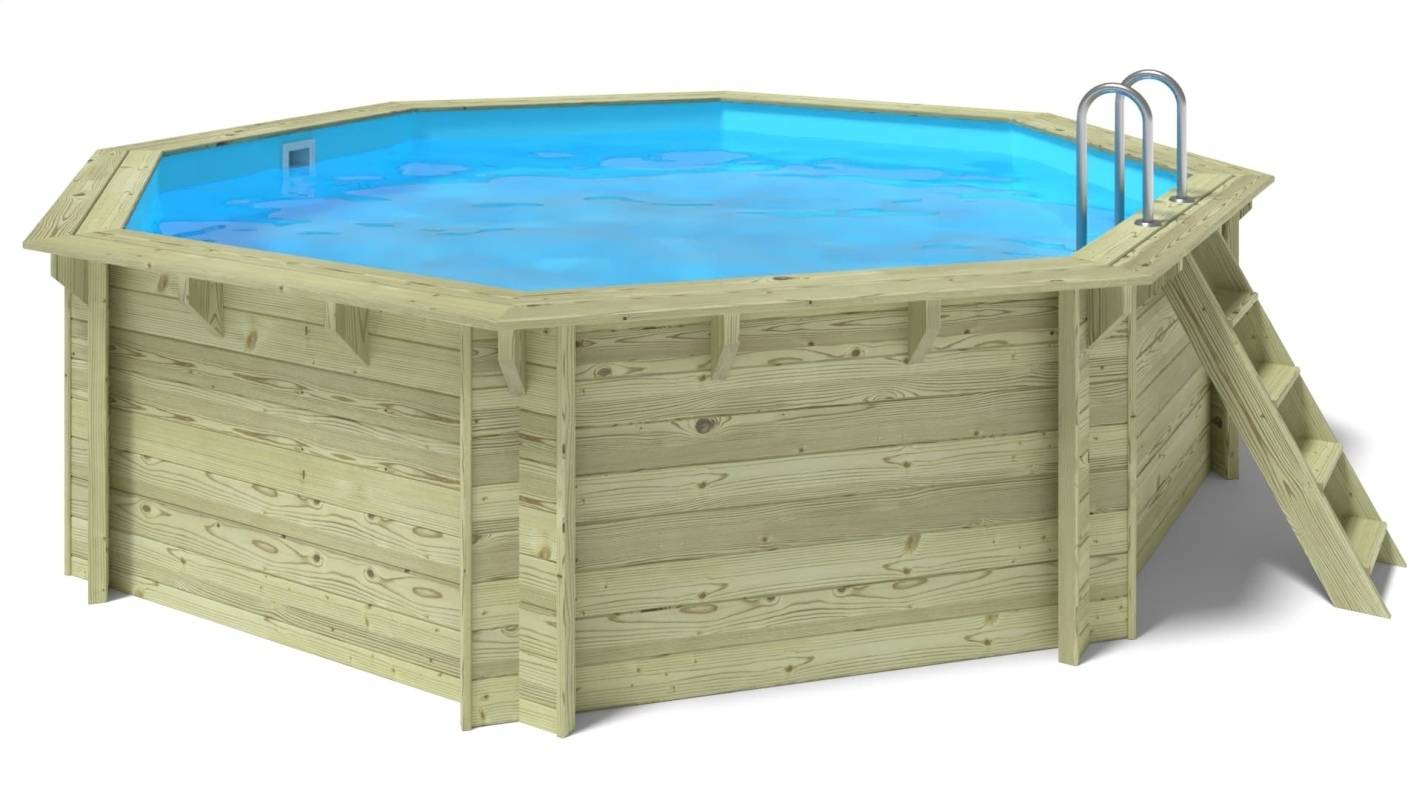 Altanka - Piscine en bois 4,71x4,72 - H.1,20 m - avec filtration - BAS753OSP - Image 3