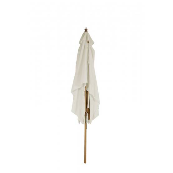 Parasol droit HOANI rectangulaire 3x2m - toile beige clair Beau Rivage - Image 4