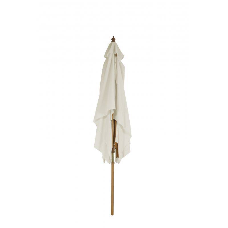 Parasol droit HOANI rectangulaire 3x2m - toile beige clair Beau Rivage - Image 4