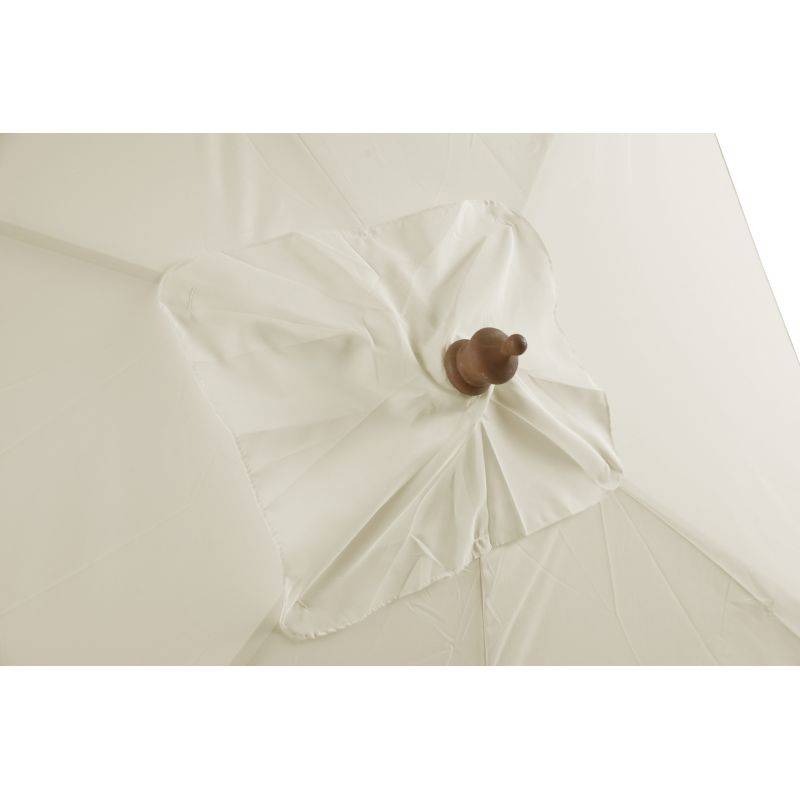 Parasol droit HOANI rectangulaire 3x2m - toile beige clair Beau Rivage - Image 6
