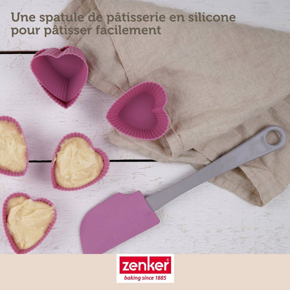 Set pâtisserie avec moule à pain 31 cm, 2 bols à mixer, verre mesureur et spatule Zenker - Image 6
