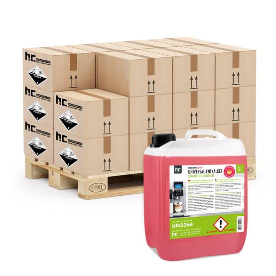 Détartrant universel Microactiv® avec indicateur de couleur pour machines à café entièrement automatiques en bidon de 5 L x 48 - Image 1
