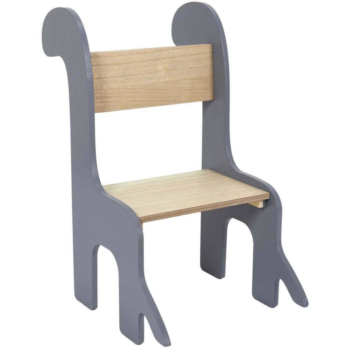 The Home Deco Kids - Chaise enfant en bois Animal Dino