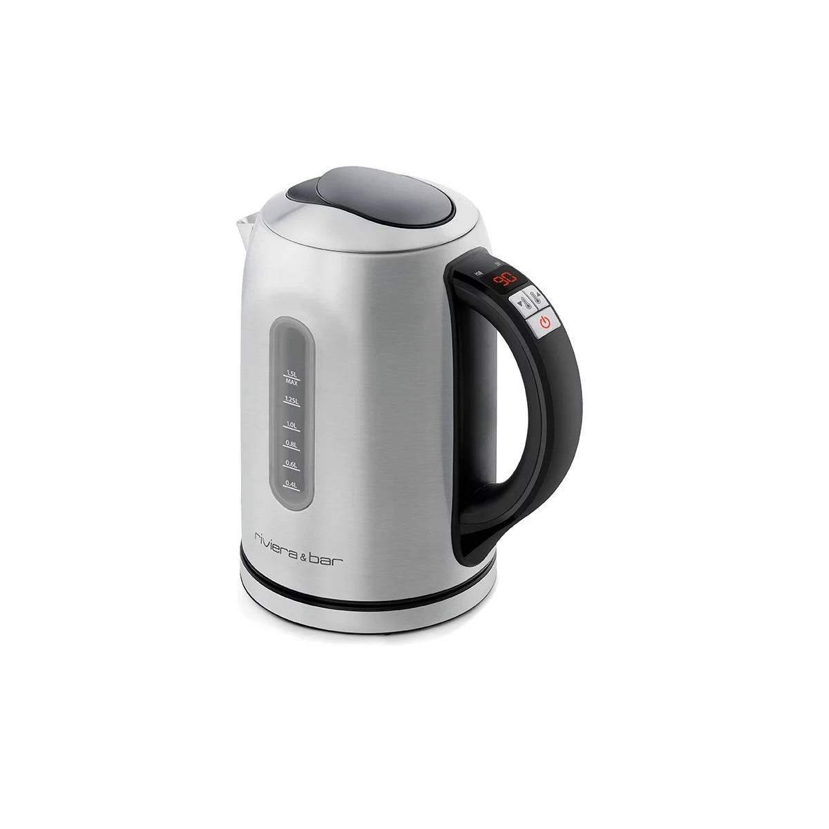 Bouilloire sans fil 1.5l 2200w inox/noir BBT460 Riviera & Bar - Image 4