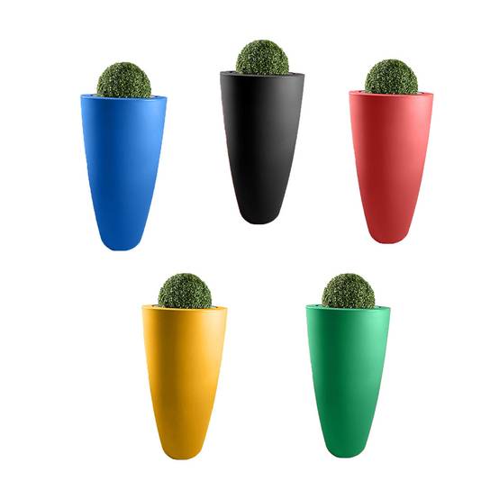 Plast'Up Rotomoulage - Pot de fleurs conique delight 200l jo 2024-lot de 5 - Image 1