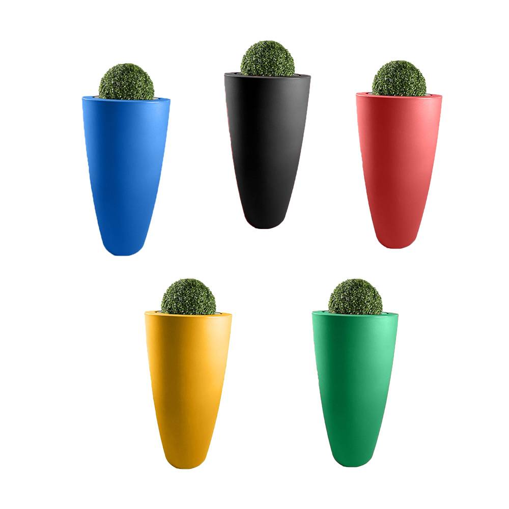 Plast'Up Rotomoulage - Pot de fleurs conique delight 200l jo 2024-lot de 5 - Image 1