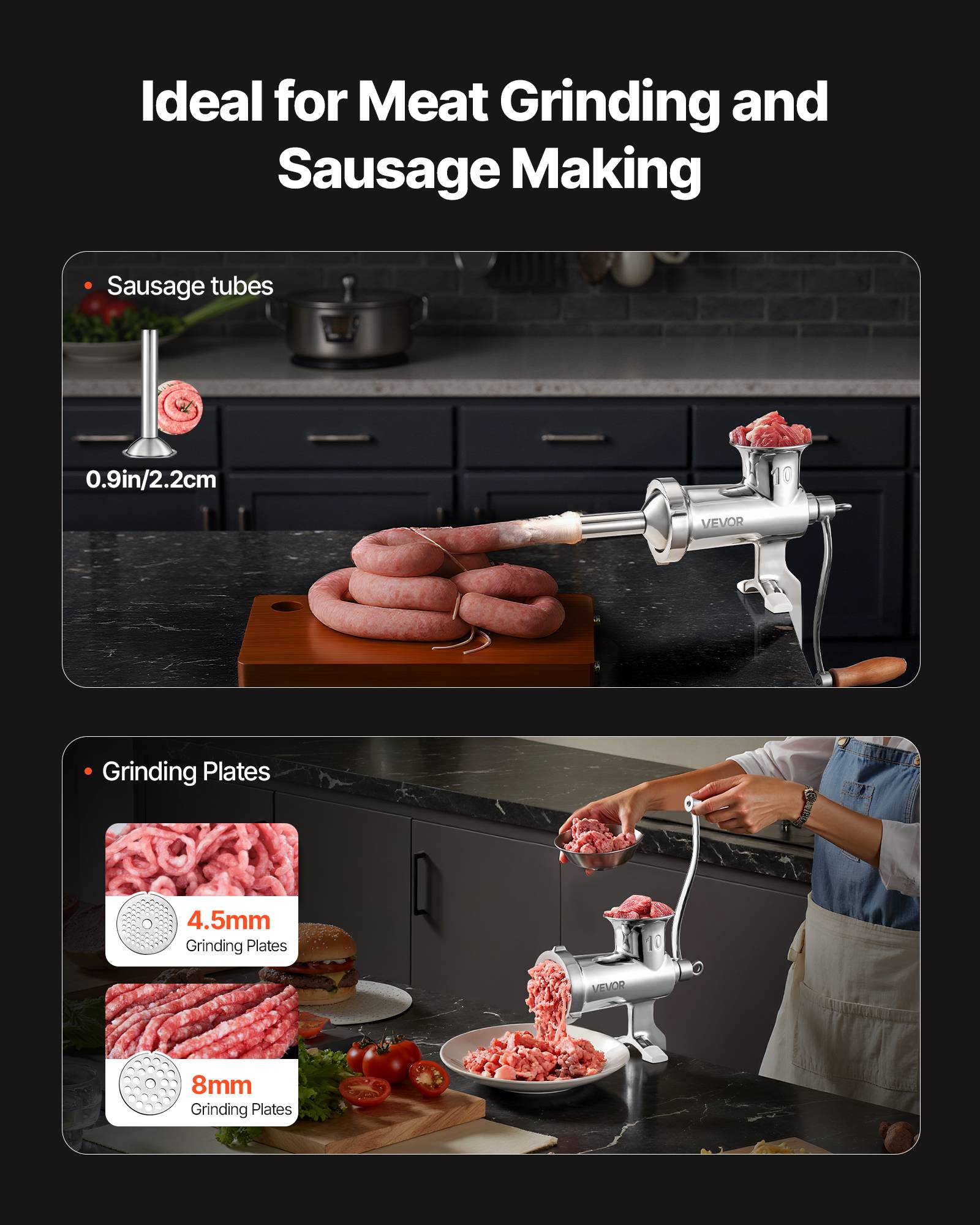 HACHOIR ?? VIANDE manuel hachoir ?? saucisse hachoir m??tal food