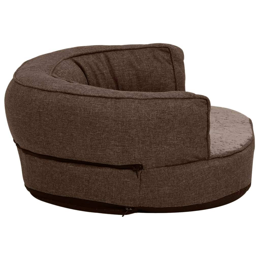 Vidaxl - Matelas de lit ergonomique de chien 60x42 cm Polaire aspect lin vidaXL 171304 - Image 6