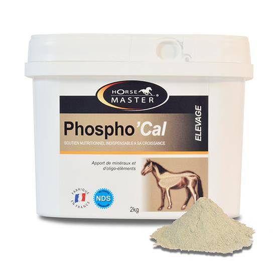 PHOSPHO'CAL - CMV Pour une bonne minéralisation de l’os du poulain - 2kg - Horsemaster - Image 1
