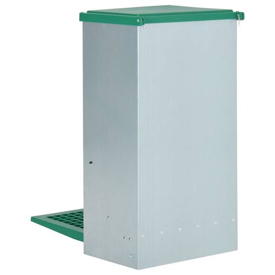 ComfortXL - Distributeur Automatique Volaille Zingué Anti-Rat 20kg Vert - ComfortXL Outdoor Living - Image 5