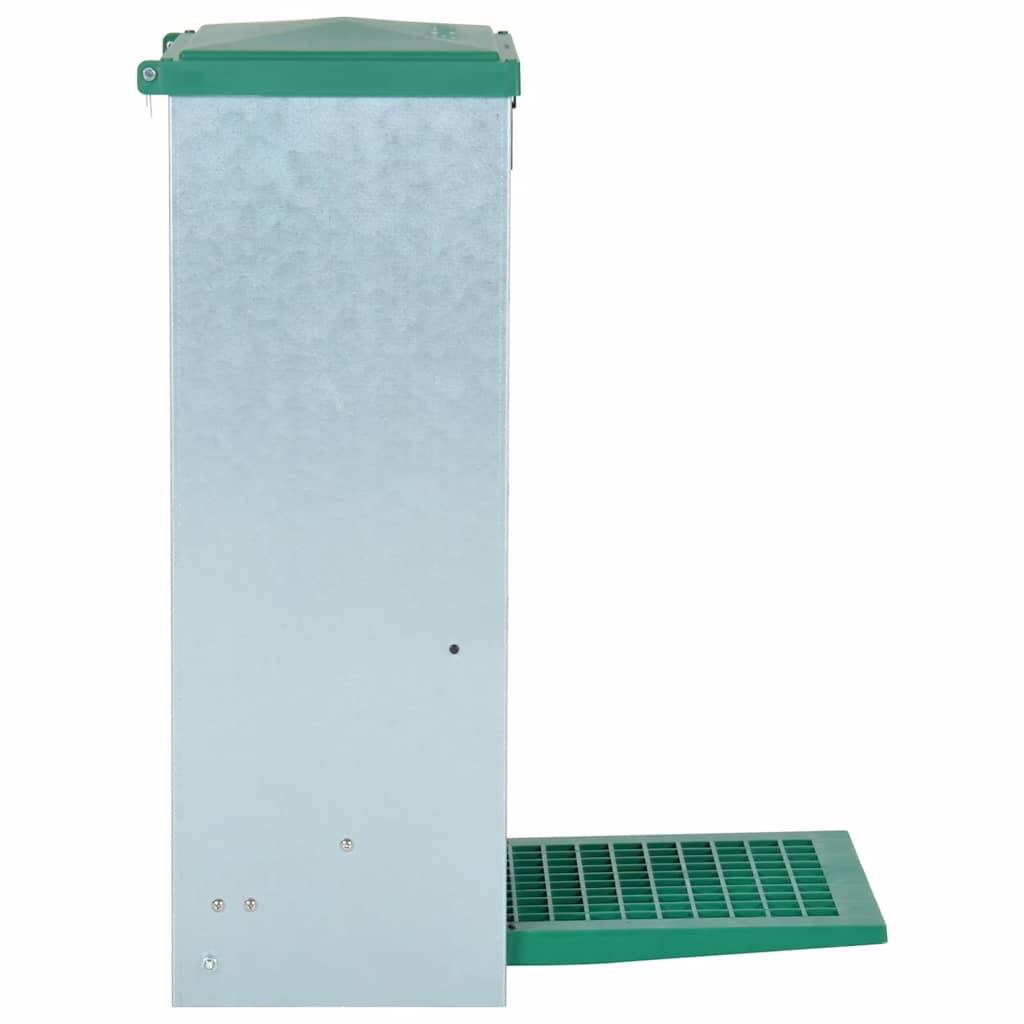 ComfortXL - Distributeur Automatique Volaille Zingué Anti-Rat 20kg Vert - ComfortXL Outdoor Living - Image 4