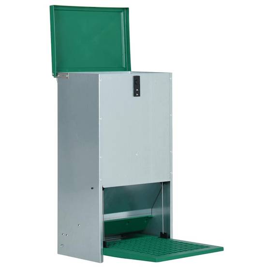 ComfortXL - Distributeur Automatique Volaille Zingué Anti-Rat 20kg Vert - ComfortXL Outdoor Living - Image 6