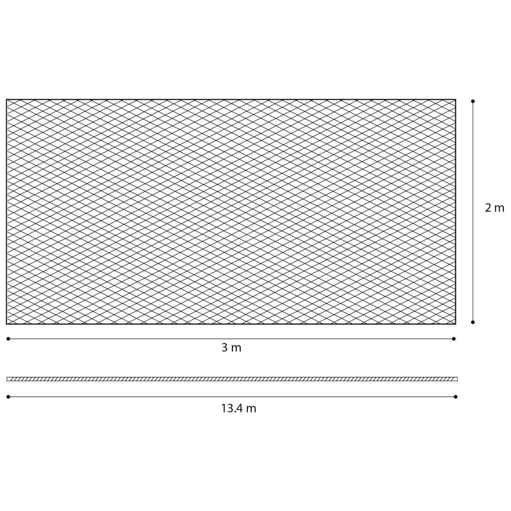 Filet de sécurité Sekura Noir 6 x 3 mètres pour chat - Image 2