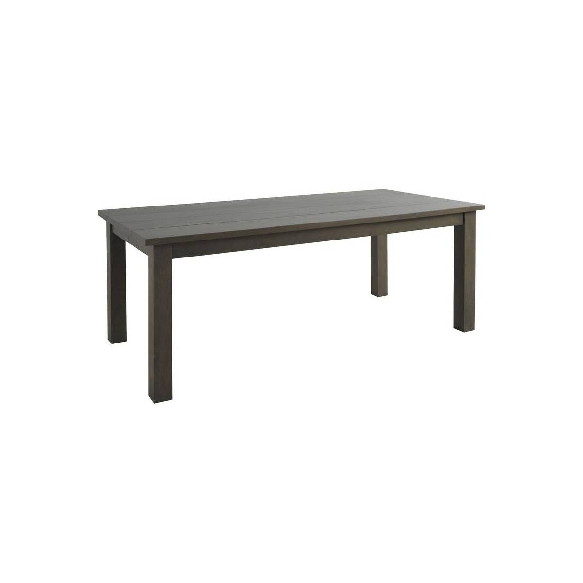 Aubry Gaspard - Table en bois noir 6 personnes - Image 1