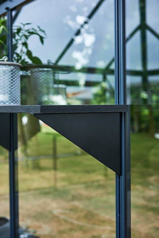 Juliana - Équerres pour étagère -50 cm 3 pcs. - noir - Image 3