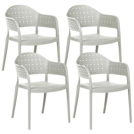 Chaise de salle à manger Polypropylène Vert clair NARINO - Beliani - Image 1