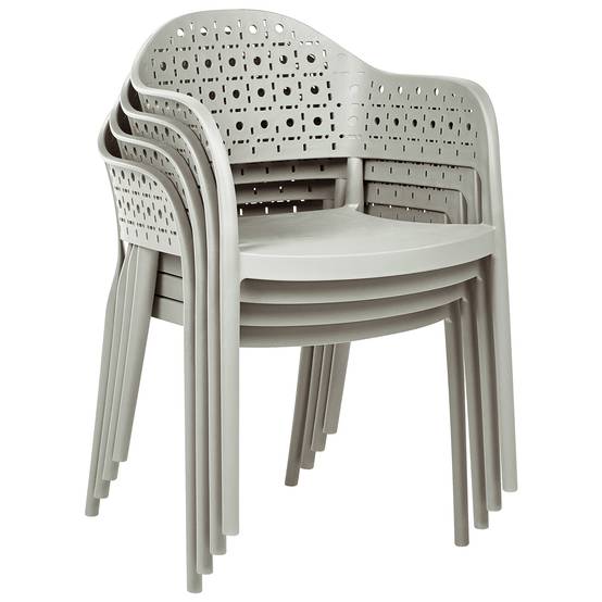 Chaise de salle à manger Polypropylène Vert clair NARINO - Beliani - Image 6
